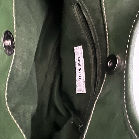 Nine West green faux leather handbag - Picture 6 of 10